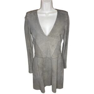 As by DF Genuine Suede Leather Dress Size Small NWT